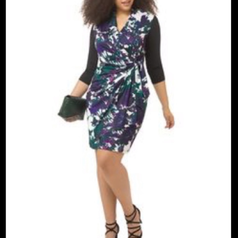 Jete faux wrap dress